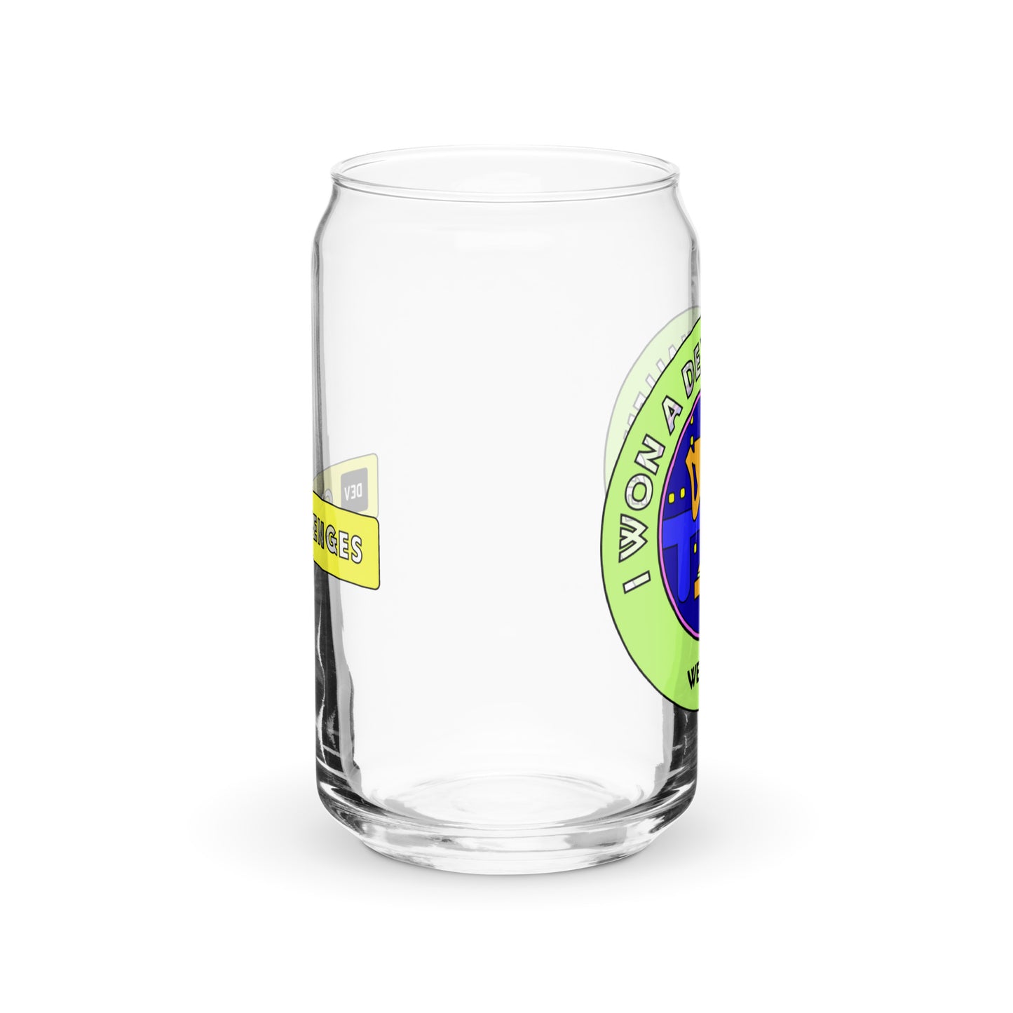 DEV Challenges Web Game Winner Drinking Glass
