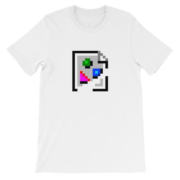 DEV Broken Image Short-Sleeve Straight-Cut T-Shirt