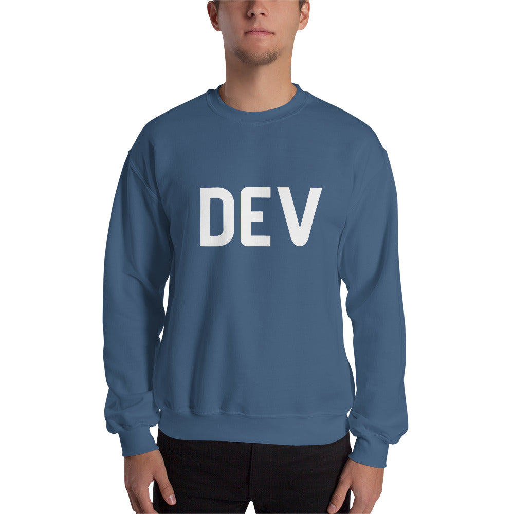 DEV Crewneck Relaxed-Fit Sweatshirt (Multiple Colors)