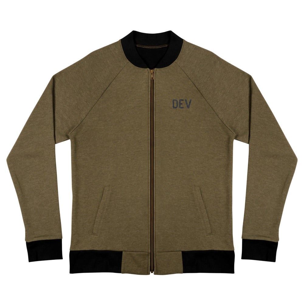 DEV Straight-Cut Bomber Jacket (Army Green)