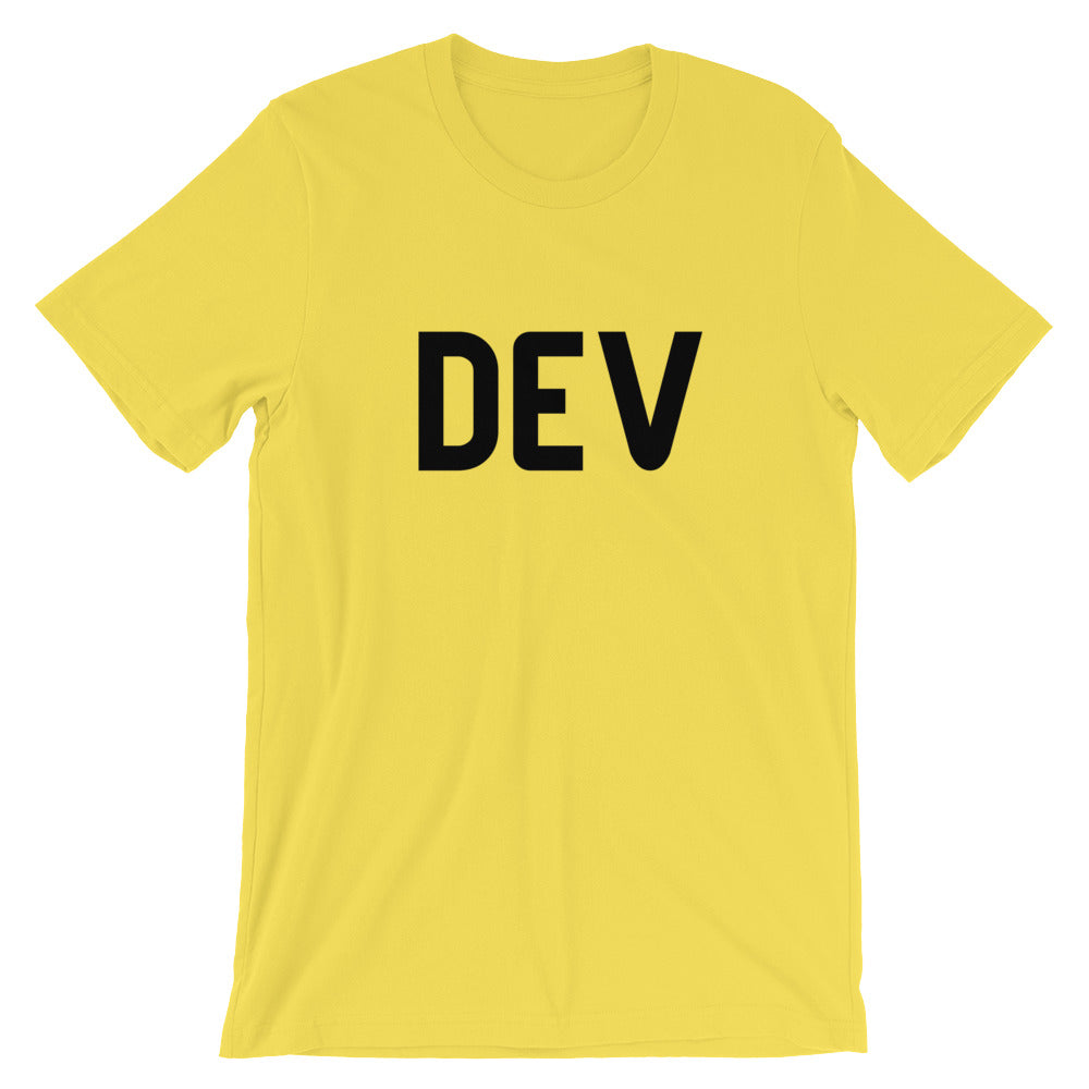 JavaScript DEV Short-Sleeve Straight-Cut T-Shirt
