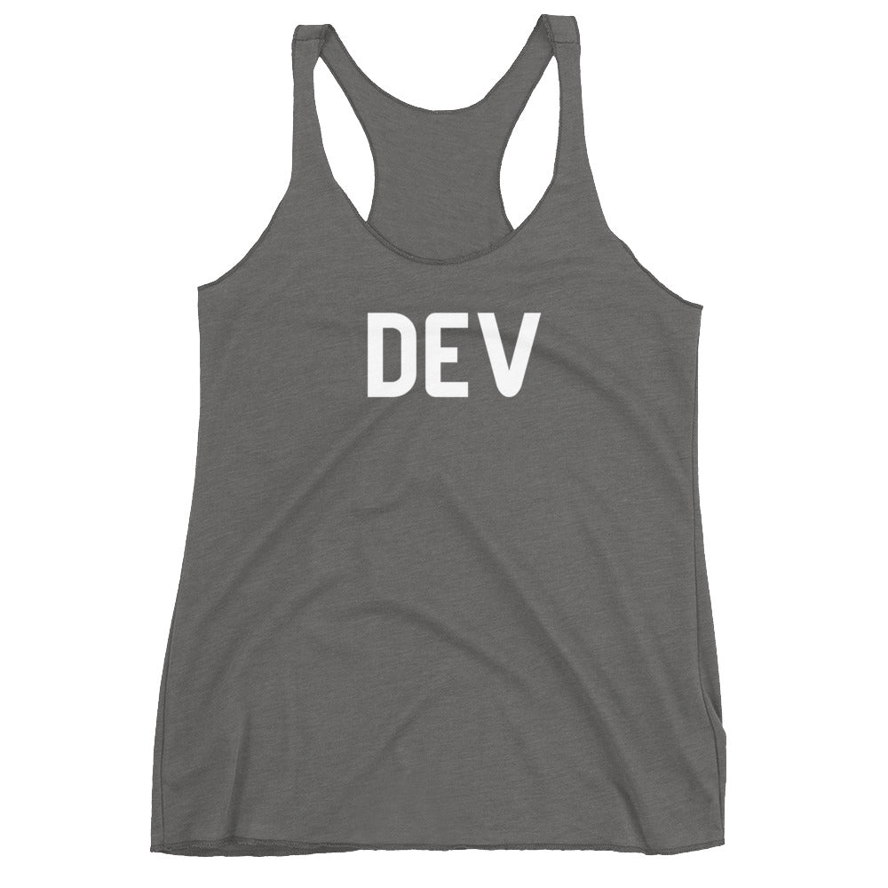 DEV Straight-Cut Racerback Tank (Multiple Colors)