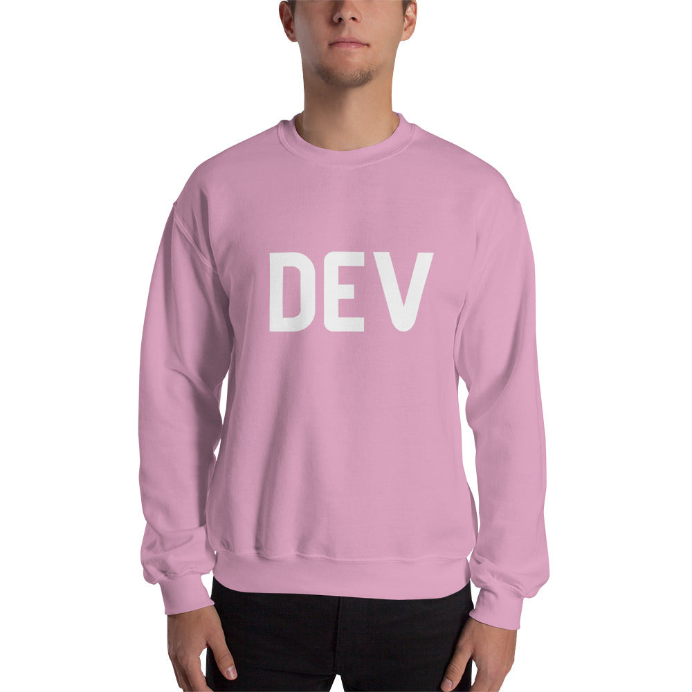 DEV Crewneck Relaxed-Fit Sweatshirt (Multiple Colors)