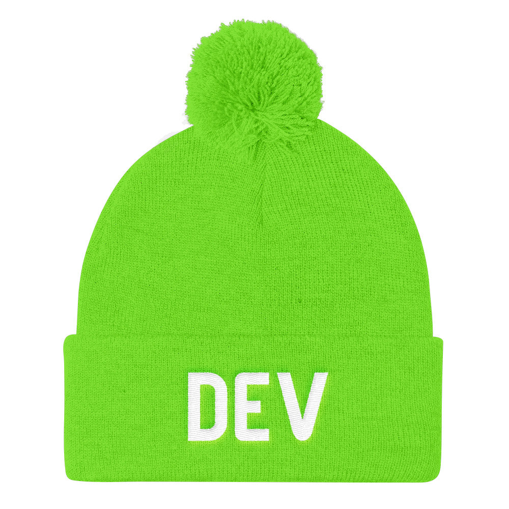 Pom Pom DEV Beanie (Multiple Colors)