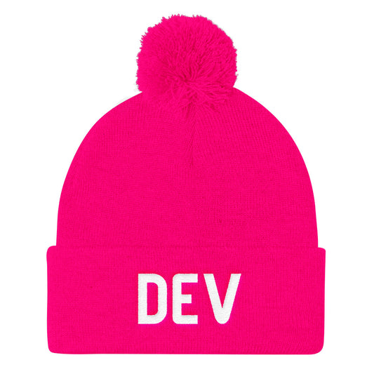 Pom Pom DEV Beanie (Multiple Colors)
