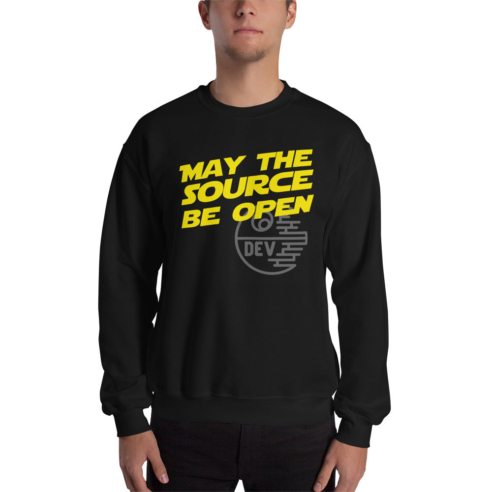 May The Source Be Open Relaxed-Fit Sweatshirt