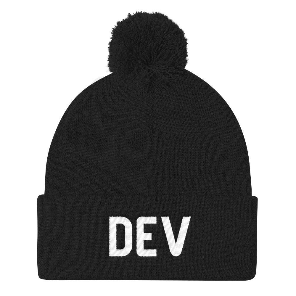 Pom Pom DEV Beanie (Multiple Colors)