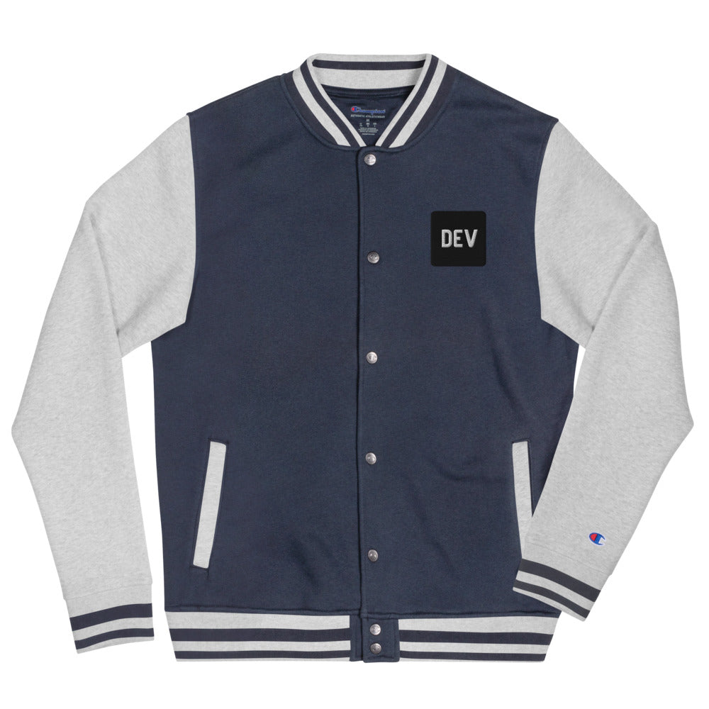Embroidered DEV Champion Bomber Jacket