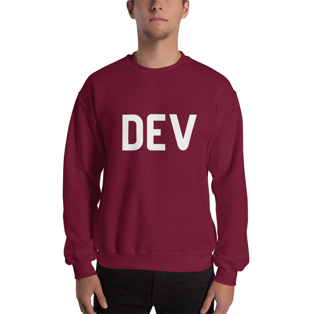 DEV Crewneck Relaxed-Fit Sweatshirt (Multiple Colors)