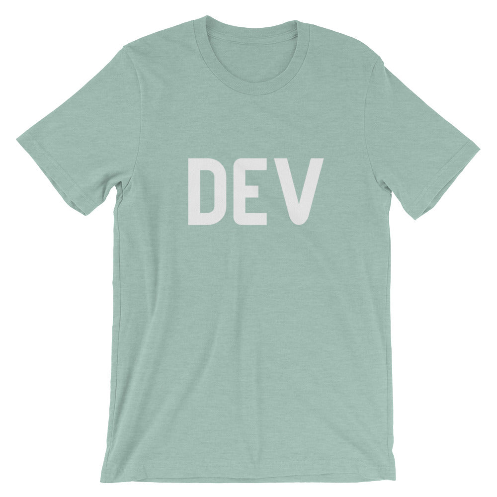 DEV Short-Sleeve Straight-Cut T-Shirt (Multiple Colors)
