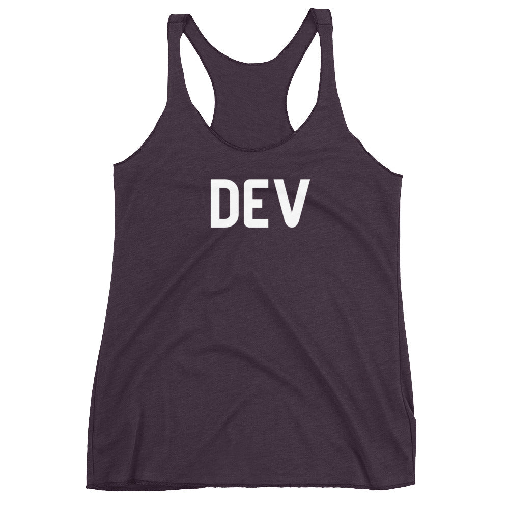 DEV Straight-Cut Racerback Tank (Multiple Colors)