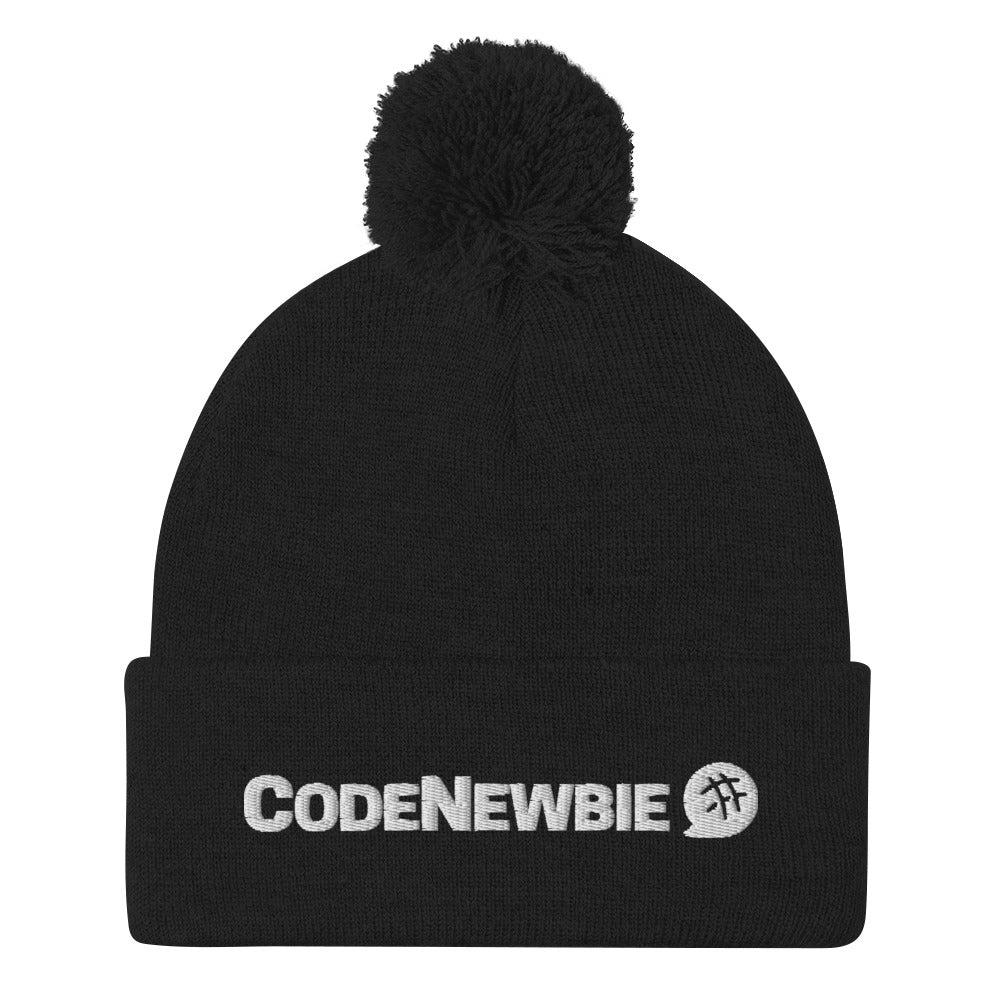 CodeNewbie Pom-Pom Beanie