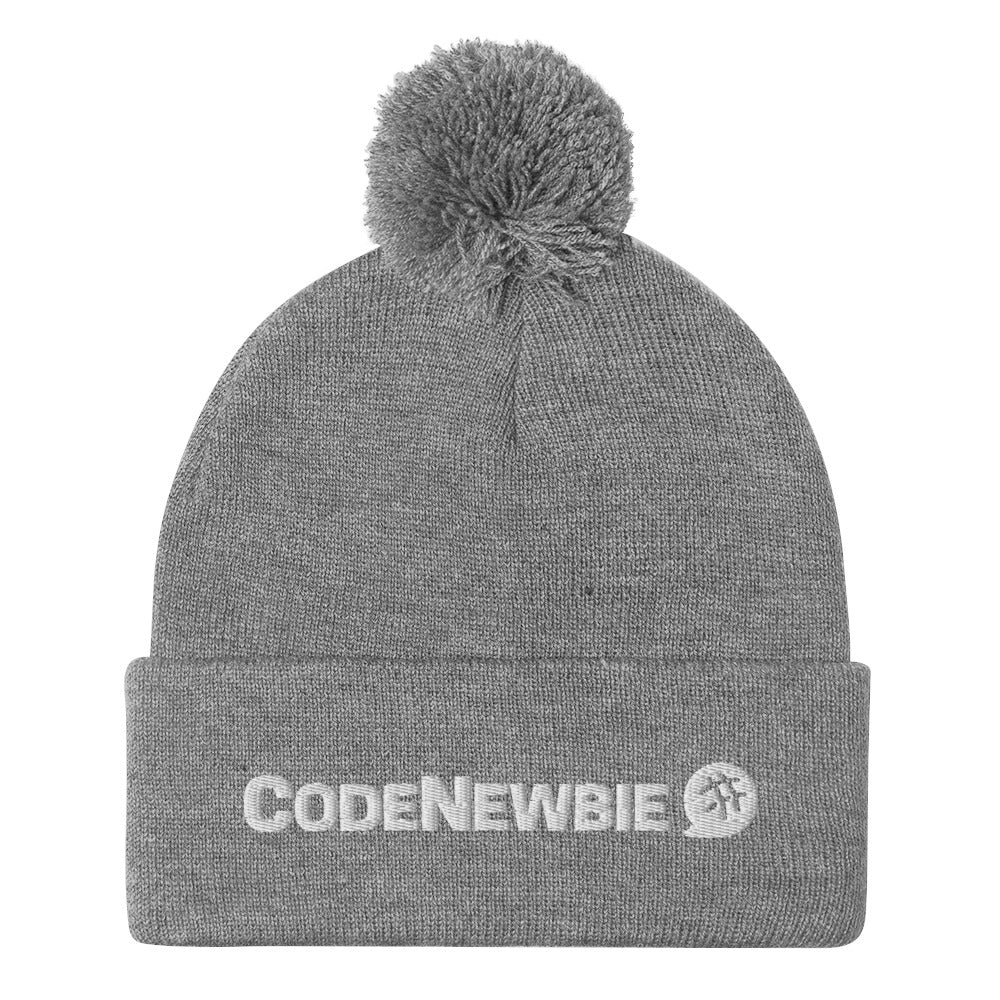 CodeNewbie Pom-Pom Beanie