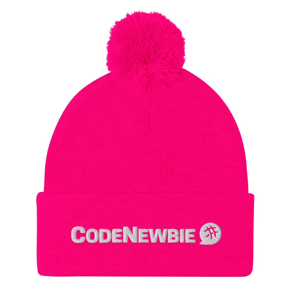 CodeNewbie Pom-Pom Beanie