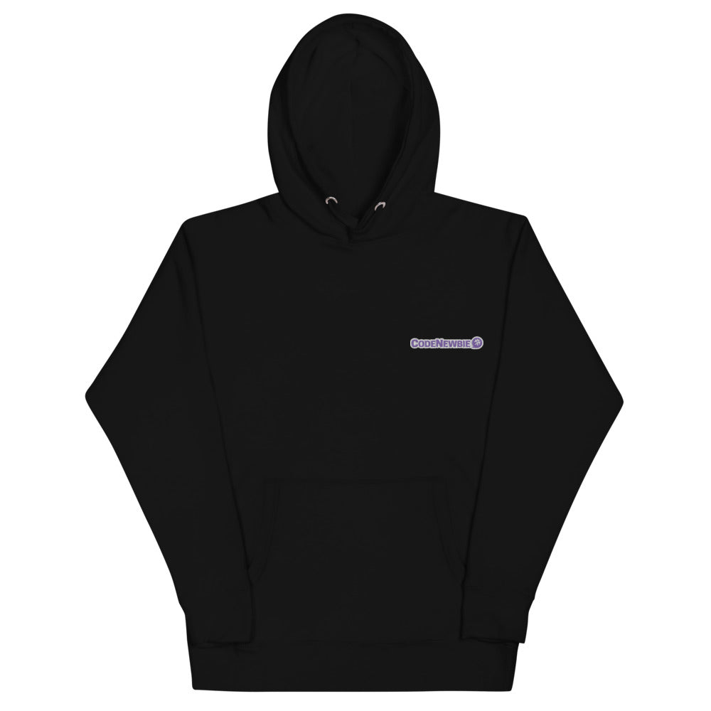 CodeNewbie Logo Fitted Hoodie