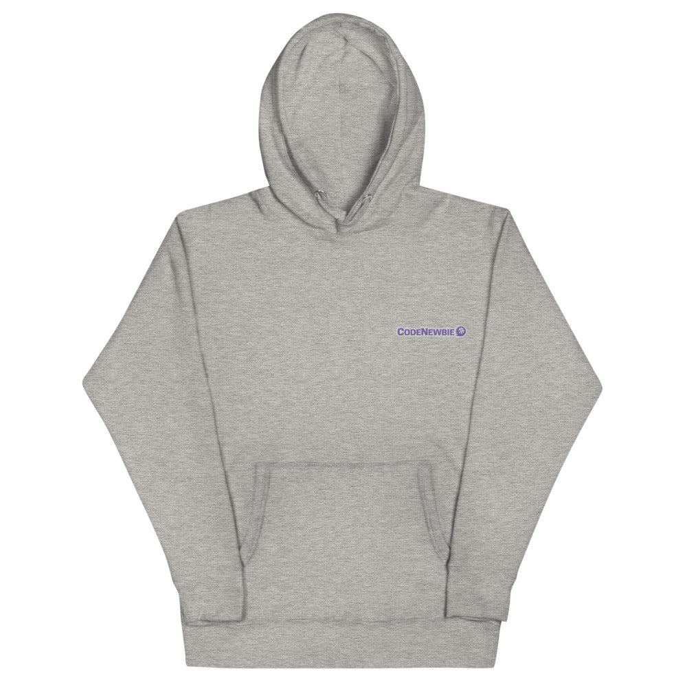 CodeNewbie Logo Fitted Hoodie