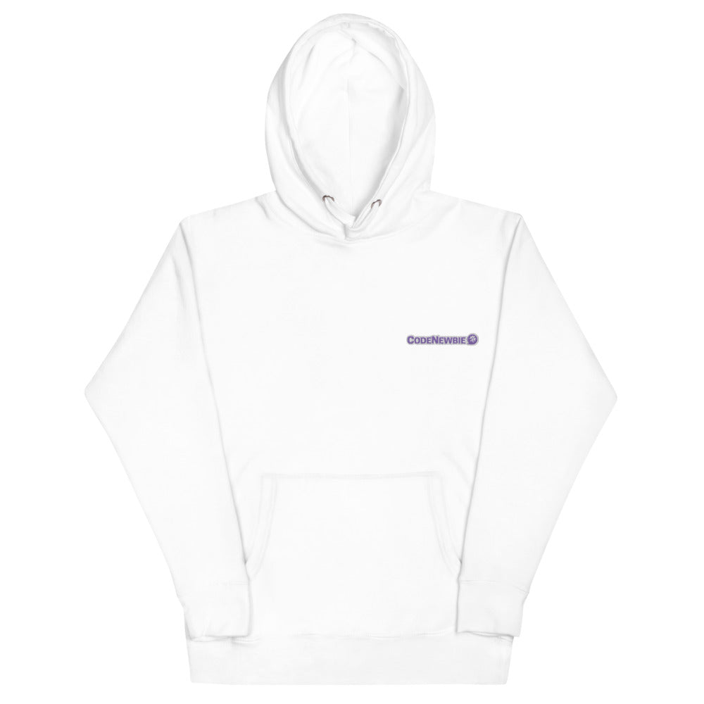 CodeNewbie Logo Fitted Hoodie