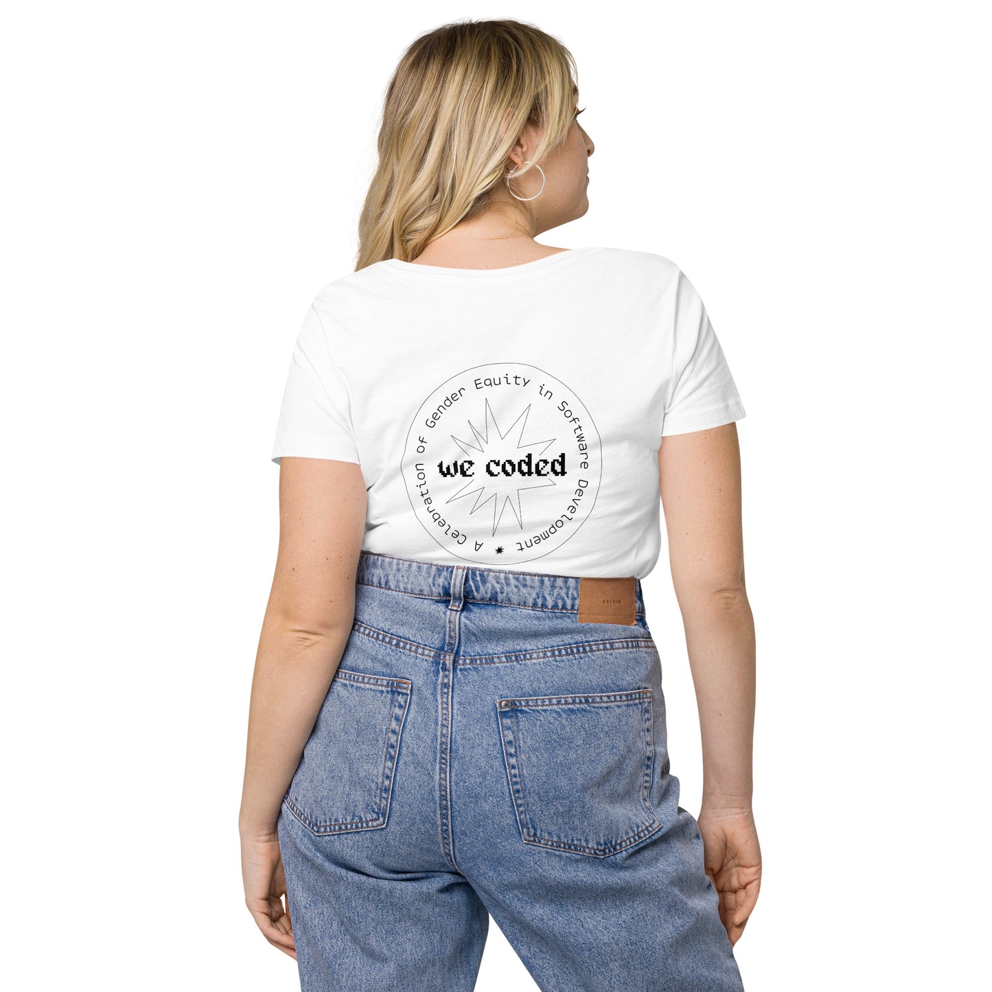 WeCoded 2023 White Fitted T-Shirt