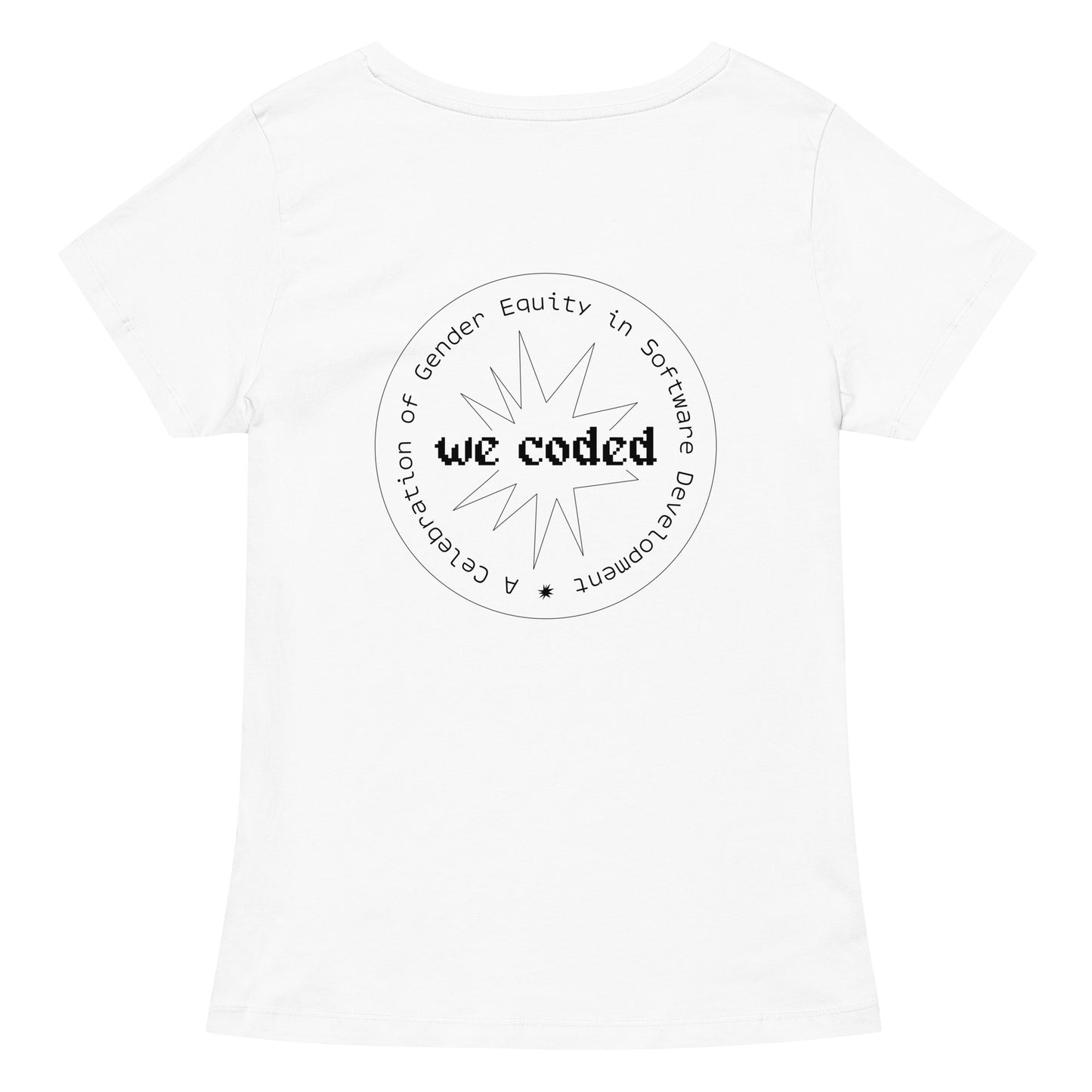 WeCoded 2023 White Fitted T-Shirt