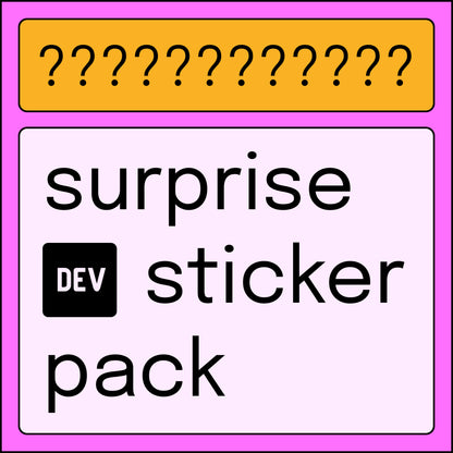 DEV Surprise Sticker Pack