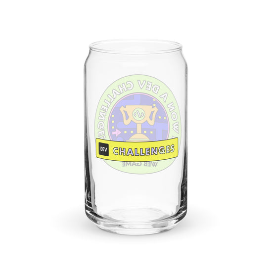 DEV Challenges Web Game Winner Drinking Glass