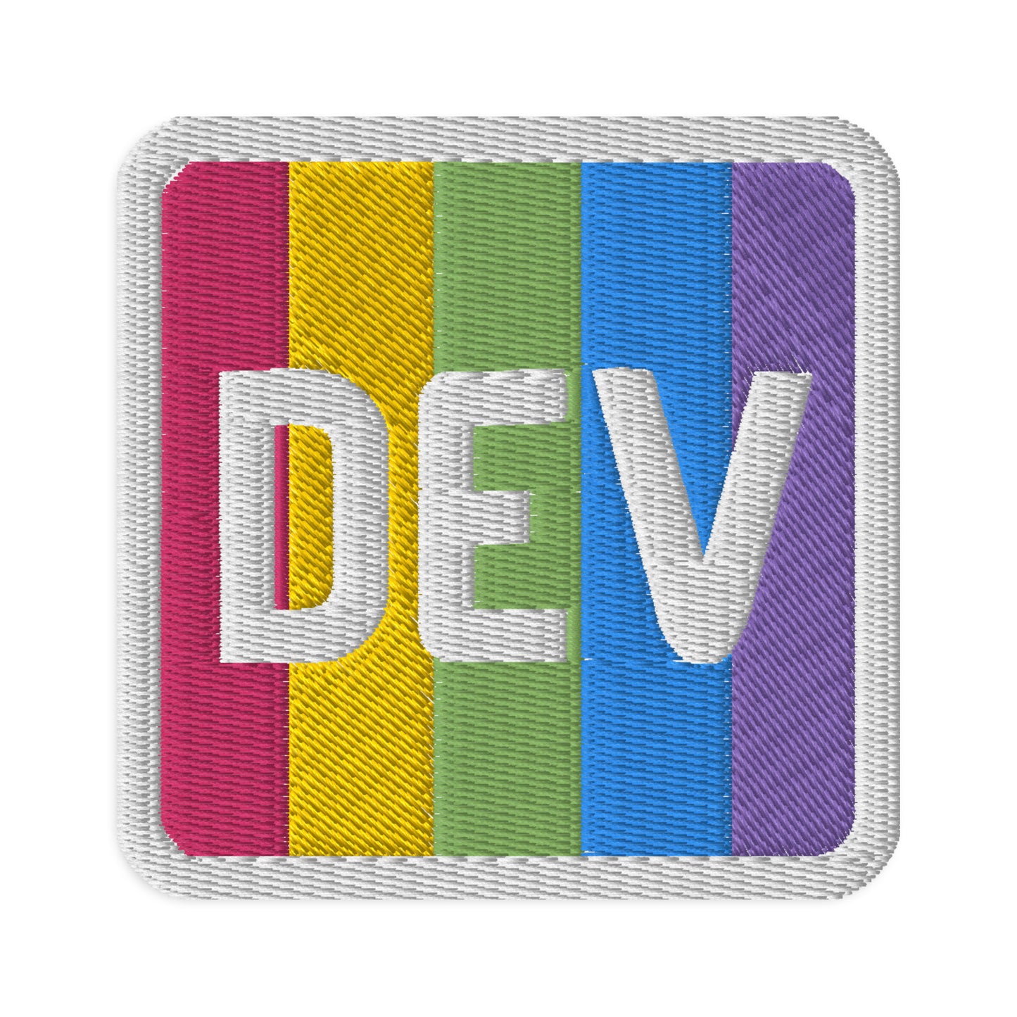 DEV Pride Embroidered Patch