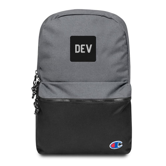 Embroidered DEV Backpack