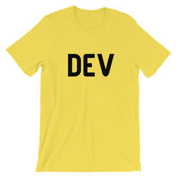 JavaScript DEV Short-Sleeve Straight-Cut T-Shirt