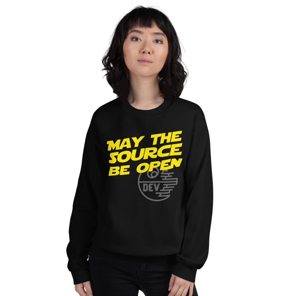 May The Source Be Open Relaxed-Fit Sweatshirt