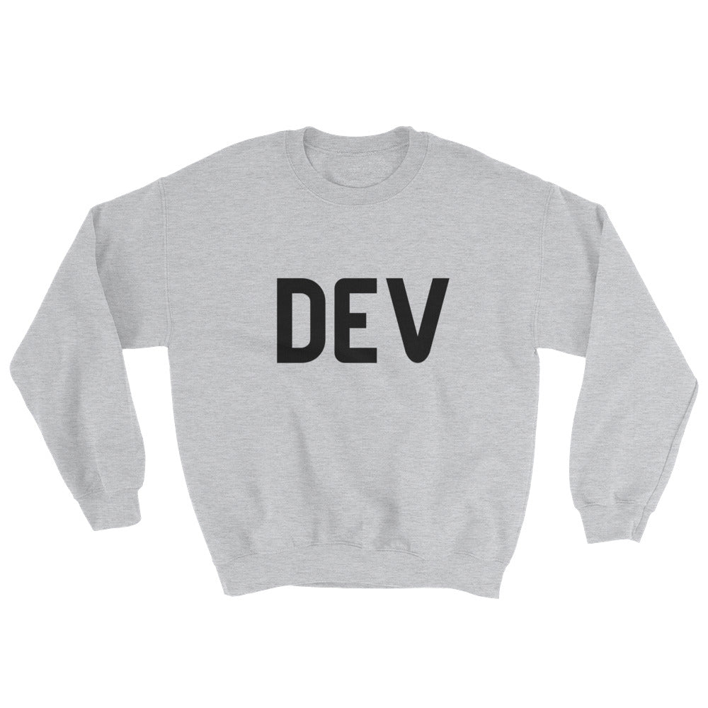 DEV Crewneck Relaxed-Fit Sweatshirt (Multiple Colors)