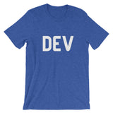 DEV Short-Sleeve Straight-Cut T-Shirt (Multiple Colors)