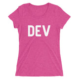 DEV Short-Sleeve Fitted T-Shirt (Multiple Colors)