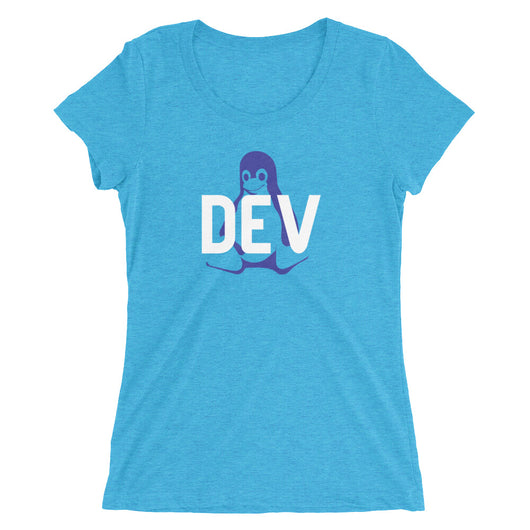 Linux DEV Short-Sleeve Fitted T-Shirt