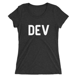 Dark DEV Short-Sleeve Fitted T-Shirt (Multiple Colors)