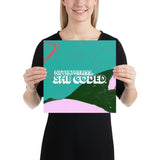SheCoded Art Poster