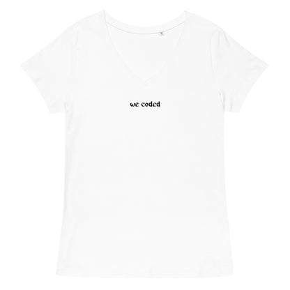 WeCoded 2023 White Fitted T-Shirt