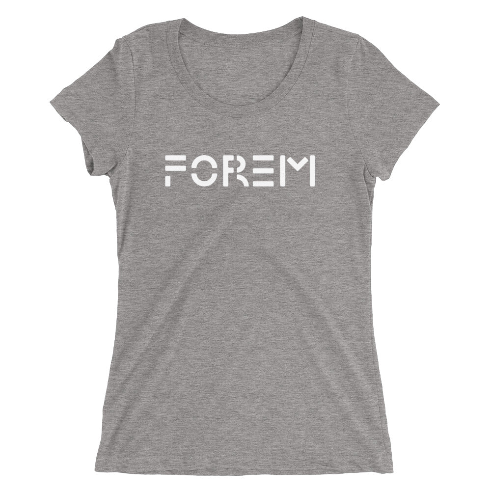 Forem Logo Short-Sleeve Fitted T-Shirt